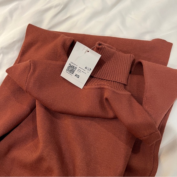 Turtleneck Midi Sweater Dress - Picture 2 of 7